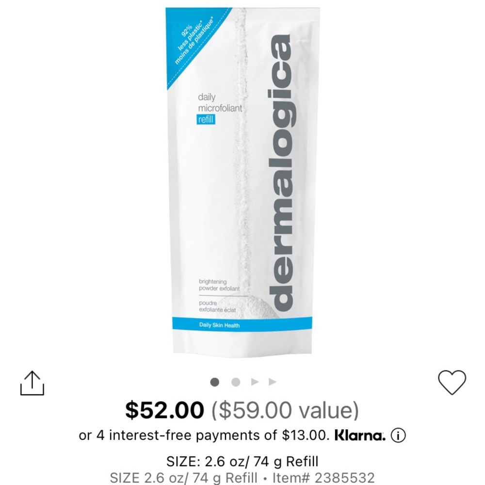 dermalogica microfoliant refill
